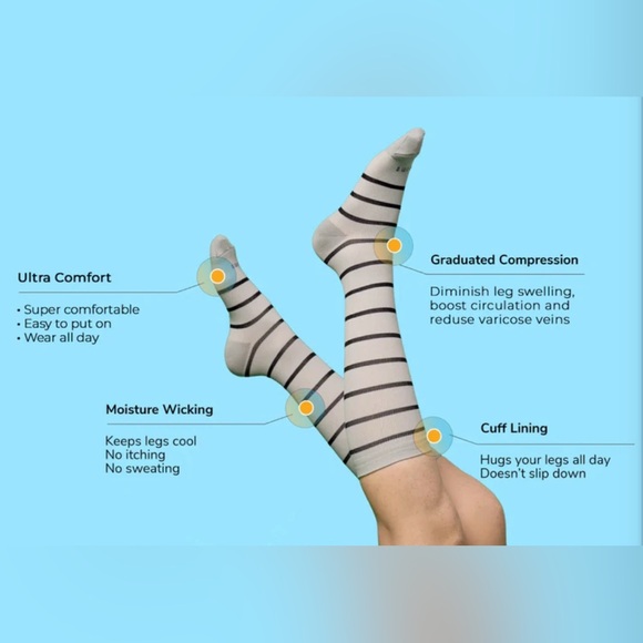 Booms Compression Socks - Size Small - Picture 6 of 6
